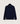 Pull col roulé oversize en cachemire - Bleu Foncé