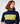 Pull col roulé court bicolore - Bleu Marine