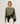 Pull col rond en laine mérinos - Vert Olive