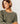 Pull col rond en laine mérinos - Vert Olive