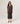 Gilet ouvert oversize - Marron Havane