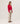 Pull col tunisien en cachemire - Rouge