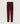 Legging en peau d'agneau stretch - Rouge Bordeaux