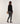 Legging en cuir stretch - Noir