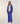 Gilet à capuche en laine mérinos - Bleu Outremer