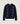 Pull col rond jacquard - Bleu Marine