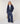 Gilet oversize grosse maille - Bleu Marine