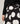 Jupe longue asymétrique en toile imprimée - Pois