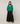 Pull col V oversize en laine - Vert Émeraude