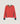 Pull col rond tricolore en laine mérinos - Orange Corail