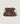 Sac bourse Charly en cuir d'agneau - Marron Ecorce