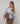 Twin set col rond en soie - Bleu Ciel