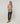 Legging en peau d'agneau stretch