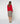 Pull col rond en laine mérinos - Rouge