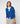 Cardigan en laine mérinos - Bleu Azur