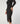 Robe longue en maille - Noir