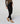 Legging en peau d'agneau stretch - Noir