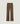 Pantalon droit en cuir stretch velours