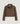 Veste courte en cuir velours