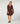 Pull col polo en maille - Marron