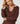 Pull col polo en maille - Marron
