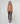 Legging en cuir stretch - Marron Fonce