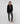 Legging en cuir stretch - Noir